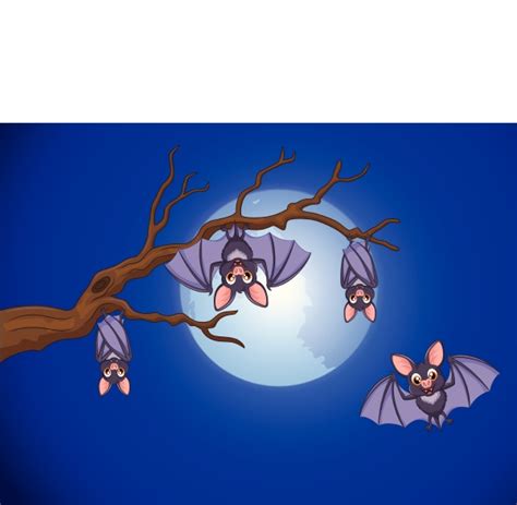 Entz Ckende Fledermaus Cartoon Schlafen Und Fliegen Stockfoto