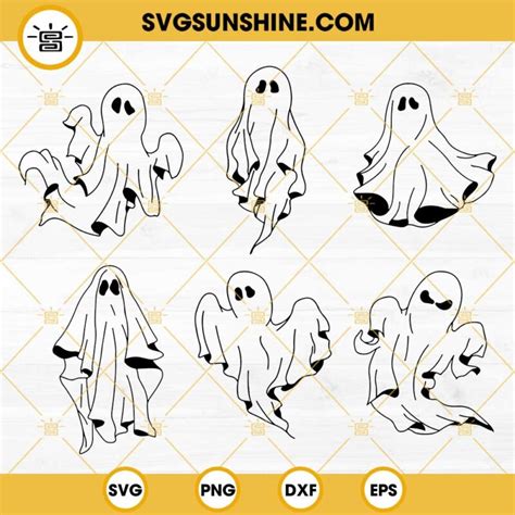 Ghost Girl And Ghost Cat SVG Halloween Ghost SVG Spooky Season SVG