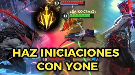 Gana Facil Con Los Combos De Yone Wild Rift Youtube