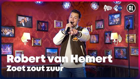 Robert Van Hemert Zoet Zout Zuur Live Sterren Nl Radio Youtube