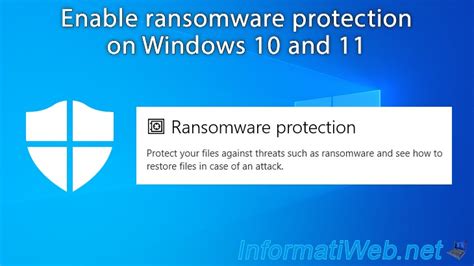 Enable Ransomware Protection On Windows 10 And 11 Windows Tutorials