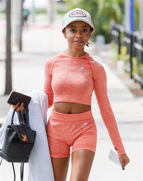 Skai Jackson Heading To A Gym In West Hollywood 05 19 2021 Hawtcelebs