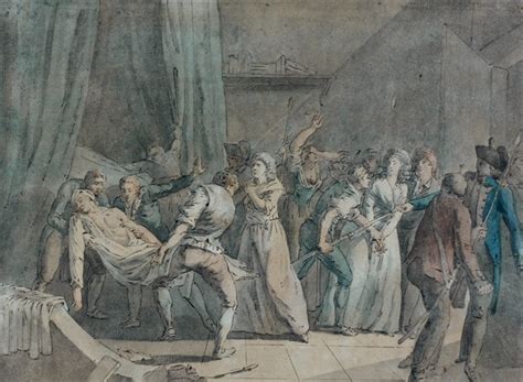 Assassinat De Marat Et Larrestation De Charlotte Corday By Louis Brion