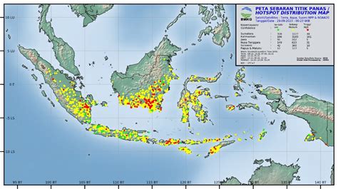 Simak Ini Sebaran Titik Panas Di Sumatera