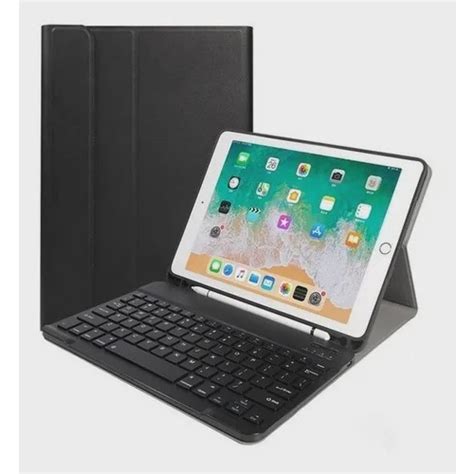 Capa Case Teclado Bluetooth Para Ipad E Slot Para Caneta