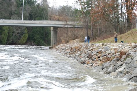 Muskegon River Flood Conditions High Water Levels Guided Steelhead