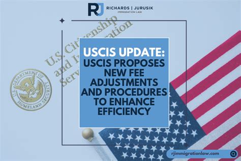 USCIS Update USCIS Proposes New Fee Adjustments And Procedures To