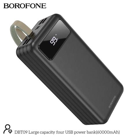 УМБ BOROFONE Large capacity four USB power bank DBT09 60000mAh 4USB