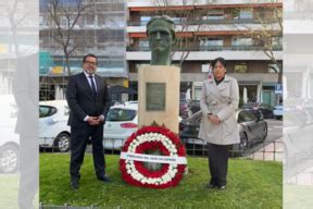 Embajada Del Per En Espa A Rinde Homenaje A C Sar Vallejo En El