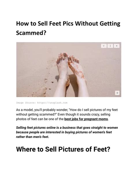 Ppt How To Sell Feet Pics Without Getting Scammed Powerpoint