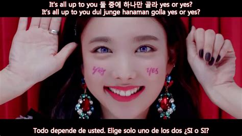 Twice Yes Or Yes Mv Sub Español Hangul Romanización Youtube