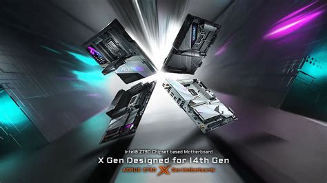 GIGABYTE AORUS Z790 X Gen Motherboards Available With Support For Intel