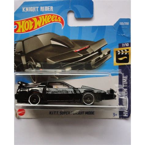 Hot Wheels Kitt Super Pursuit Mode Knight Rider Super Maquina Leia Shopee Brasil