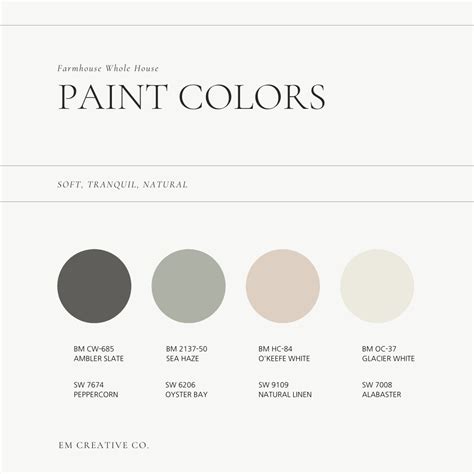 How To Choose A Color Palette For Your Home Em Creative Co