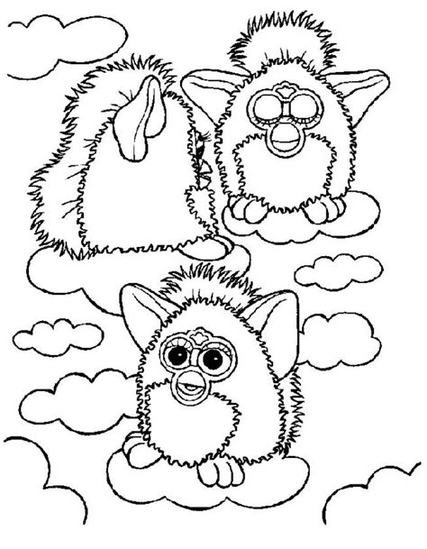 Furby Coloring Pages At Getdrawings Free Download