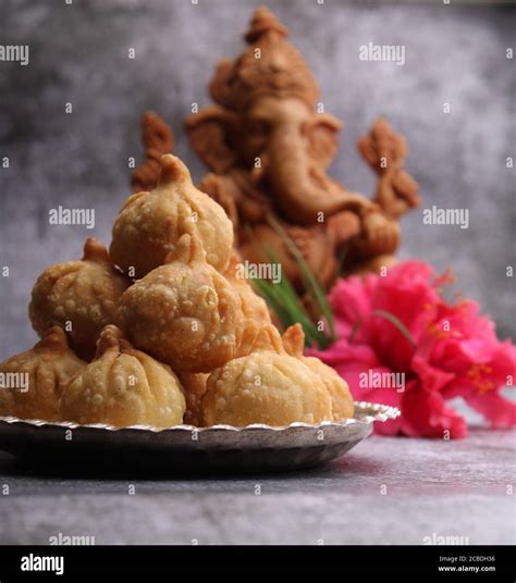 Ganesh Puja Sweet Modak Food Offered On Ganpati Festival Or Chaturthi