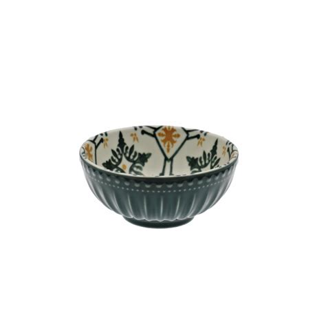 Ceramiczna MISKA 12cm linia MOSAIQUE OLIVE miseczka SALATERKA wzór