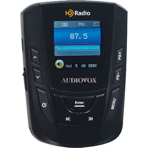 Audiovox iHD-P01A Portable HD Radio Receiver IHDP01ABK B&H Photo