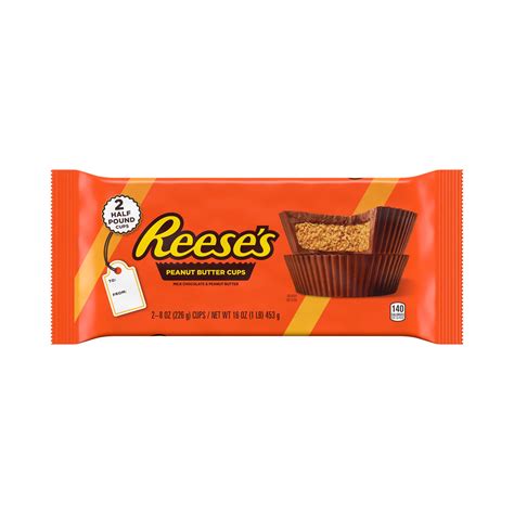 Reese's 1 Pound Milk Chocolate Peanut Butter Cups, Holiday Gift Pack ...