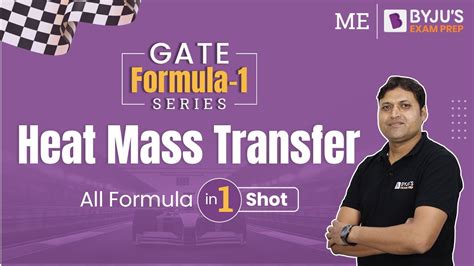 Heat Mass Transfer Formulas Part Gate Formula Revision Gate