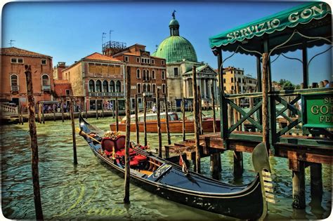 Wallpaper Waterway Gondola Water Transportation Canal Boat