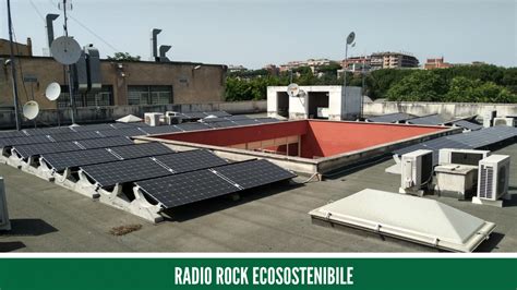 Radio Rock punta sul fotovoltaico e diventa sempre più green