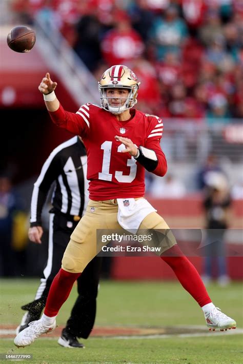 Brock Purdy Of The San Francisco 49ers Attempts A Pass During The News Photo Getty Images