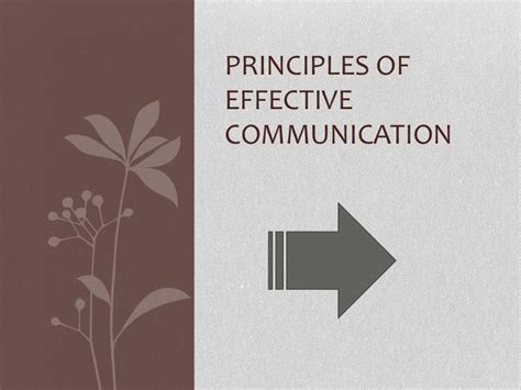 Principles Of Effective Communication