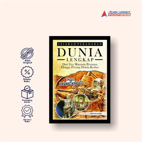 Jual Buku Sejarah Peradaban Dunia Lengkap Dari Era Manusia Pertama