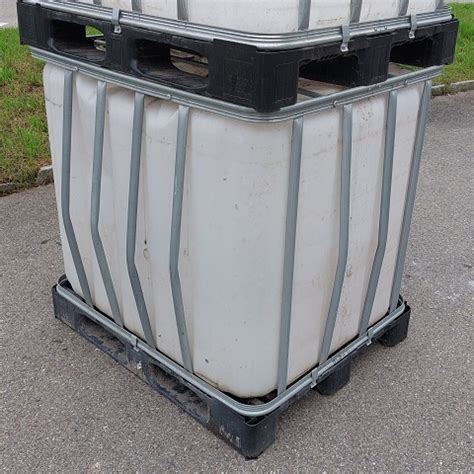 IBC WERIT Container Regenwassertank 1000 Liter Auf Kunststoff Palette