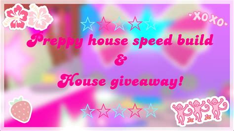 Preppy Tiny Home Speed Build Preppy House Giveaway💗💗 Closed Youtube