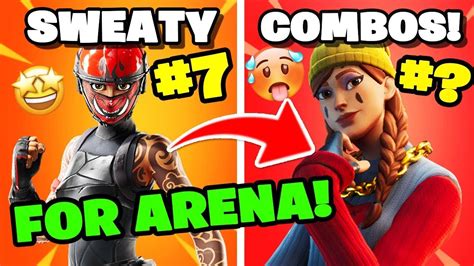 Top Sweatiest Arena Skin Combos In Fortnite Battle Royale Must Try