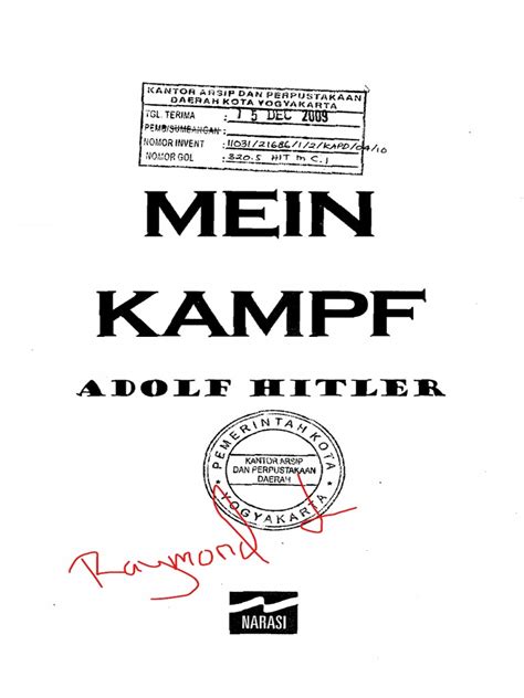 Mein Kampf Adolf Hitler Ind Pdf