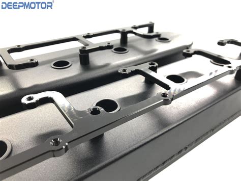 Deepmotor Ls1 Ls6 Fabricated Aluminum Valve Covers Coil Brackets Bla