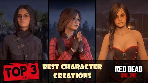 Red Dead Online Top Character Creations Youtube