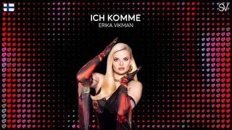 Erika Vikman Ich Komme Eurovision Lyrics Video Youtube