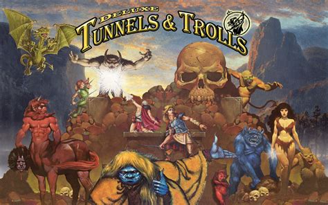 The Lone Delver Deluxe Tunnels Trolls Gm Screen Preview