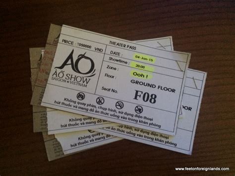 A O Show tickets - Feet on Foreign Lands