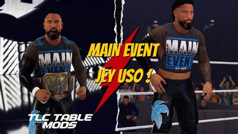 Main Event Jey Uso New Raw Update New Theme And Graphics 2k23 Pc Youtube