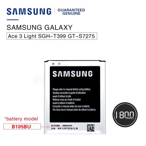 Original B Be B Bu Replacement Battery For Samsung Galaxy Ace Lte