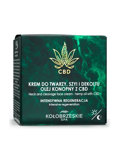 Krem do Twarzy Szyi i Dekoltu olej konopny z CBD Sklep Zakątek