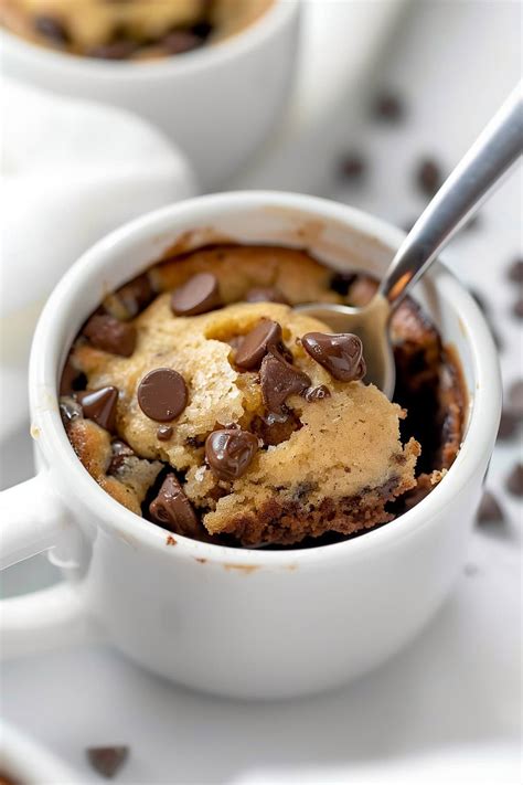 Chocolate Chip Mug Cake Insanely Good