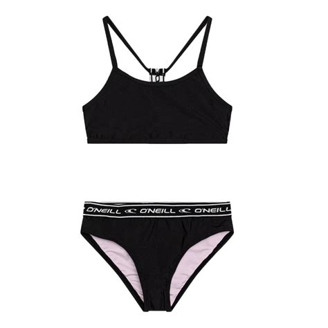 Maillot De Bain 2 Pieces Noir Fille O Neill Sportclub Bikini Espace Des Marques