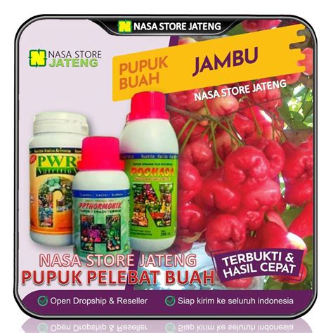 Jual Paket Pupuk Perangsang Bunga Dan Pelebat Buah Jambu Air Tabulampot