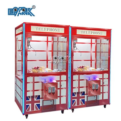 Big British Style Gift Machine Coin Operated Claw Crane Machine Catch