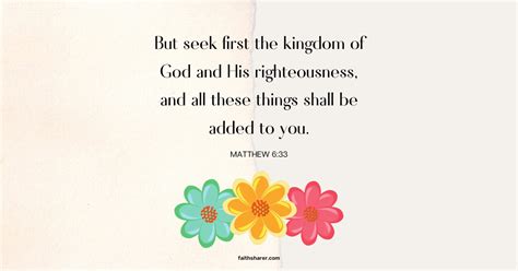 Matthew 6 33 But Seek First The Kingdom Of God And His Righteousness