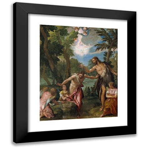 Paolo Veronese X Black Modern Framed Museum Art Print Titled The