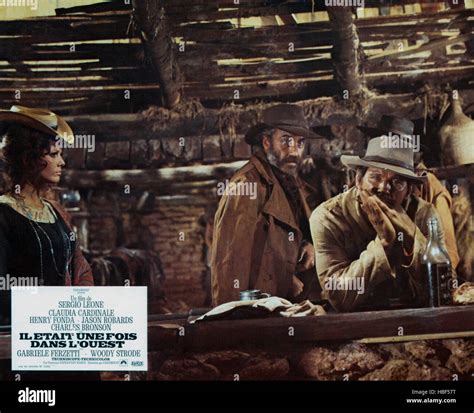 ONCE UPON A TIME IN THE WEST, Claudia Cardinale, Jason Robards, Charles Bronson, 1968 Stock ...