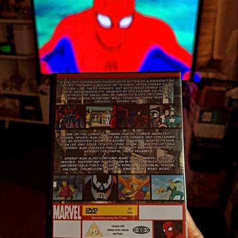 Spider Man 1994 Animated Cartoon Tv Series Complete Dvd Set Etsy