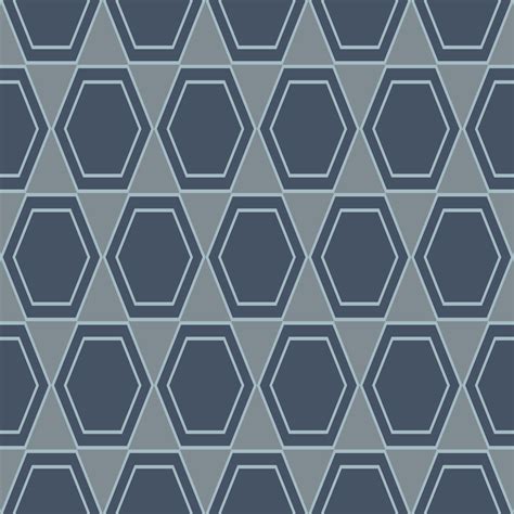 Hexagon blue pattern seamless vector background 15916729 Vector Art at ...